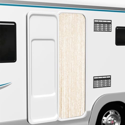 AJJHUUKI Decor-Window Treatments Fenstervorhang, Chenille, 56 x 185 cm, Beige und Weiß AJJHUUKI Decor-Window Treatments Fenstervorhang, Chenille, 56 x 185 cm, Beige und Weiß von AJJHUUKI