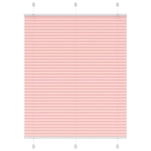AJJHUUKI Decor-Window Treatments Jalousien & Schattierungen, Plisseerollo, Rosa, 105 x 100 cm, Stoffbreite 104,4 cm, Polyester von AJJHUUKI