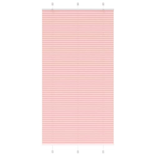 AJJHUUKI Decor-Window Treatments Jalousien & Schattierungen, Plisseerollo, Rosa, 105 x 200 cm, Stoffbreite 104,4 cm, Polyester von AJJHUUKI