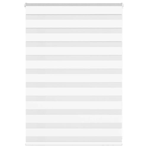 AJJHUUKI Dekor-Fensterrollo, Zebra-Motiv, 110 x 100 cm, Stoffbreite 105,9 cm, Polyester von AJJHUUKI