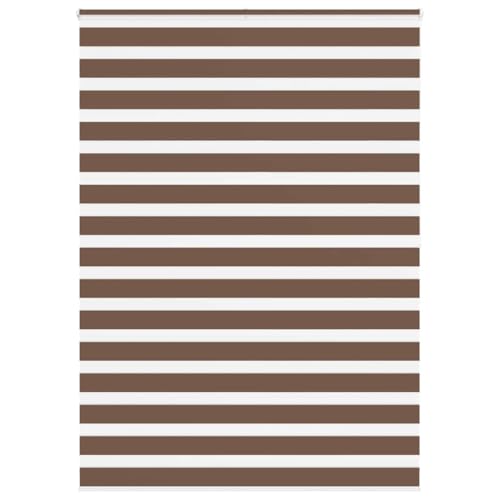AJJHUUKI Dekor-Fensterrollo, braun, 165 x 200 cm, Stoffbreite 160,9 cm, Polyester von AJJHUUKI