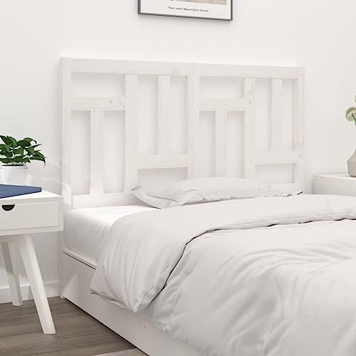 AJJHUUKI Dieser Artikel: Bett-Kopfteil, weiß, 205,5 x 4 x 100 cm, Massivholz, Kiefer von AJJHUUKI