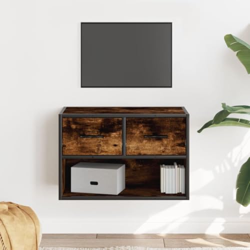 AJJHUUKI Entertainment Centers & TV-Stände-TV-Schrank Räuchereiche 60x31x39,5 cm Holz und Metall von AJJHUUKI