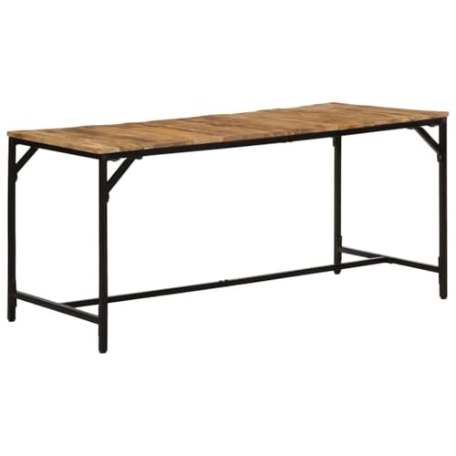 AJJHUUKI Esstisch, 160 x 80 x 75 cm, Massivholz, Mango-Möbel, Tische, Küchen- und Esszimmertische von AJJHUUKI