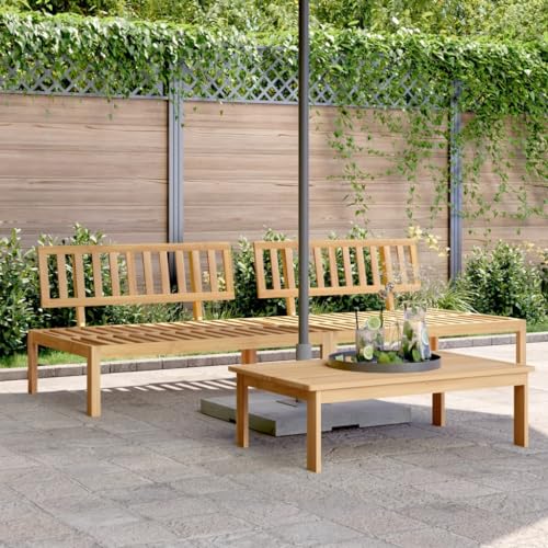 AJJHUUKI Garten-Paletten-Mittelsofas, 2 Stück, Massivholz, Akazien-Möbel, Outdoor-Möbel, Outdoor-Sitze, Outdoor-Sofas AJJHUUKI Garten-Paletten-Mittelsofas, 2 Stück, Massivholz, Akazien-Möbel, Outdoor-Möbel, Outdoor-Sitze, Outdoor-Sofas von AJJHUUKI