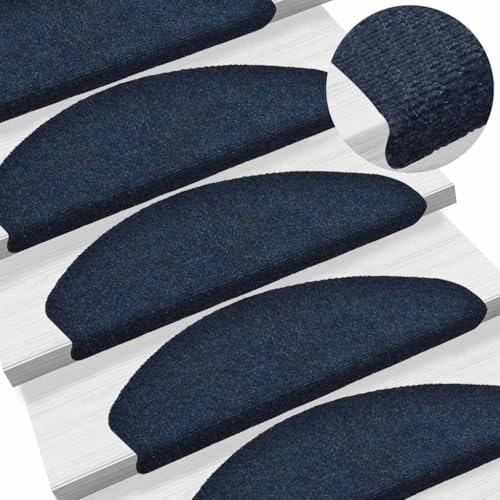 AJJHUUKI Haushaltsbedarf Stufenmatten Selbstklebend Treppenmatten 10 Stück Navy 65x21x4cm Nadelstanzer AJJHUUKI Haushaltsbedarf Stufenmatten Selbstklebend Treppenmatten 10 Stück Navy 65x21x4cm Nadelstanzer von AJJHUUKI