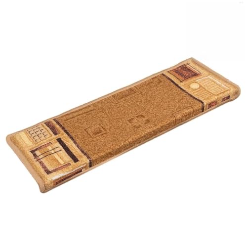 AJJHUUKI Haushaltsbedarf Stufenmatten Stufenmatten selbstklebend 5 Stück 65x21x4cm beige von AJJHUUKI