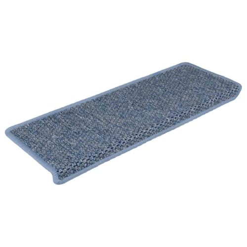 AJJHUUKI Haushaltsbedarf Stufenmatten Stufenmatten selbstklebend Sisaloptik 30 Stück 65x21x4cm blau von AJJHUUKI