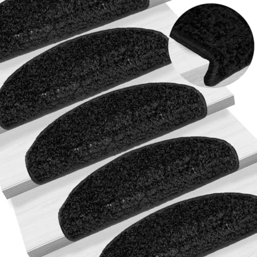 AJJHUUKI Haushaltsbedarf Stufenmatten Teppich Stufenmatten 15 Stück Schwarz 65x21x4cm AJJHUUKI Haushaltsbedarf Stufenmatten Teppich Stufenmatten 15 Stück Schwarz 65x21x4cm von AJJHUUKI