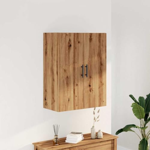 AJJHUUKI Heimschränke und Aufbewahrung, Buffets und Sideboards, Wandschrank, Eichenholz, 69,5 x 34 x 90 cm von AJJHUUKI