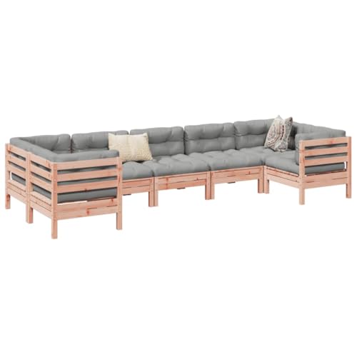 AJJHUUKI Home-Outdoor Gartenmöbel-Set, 7-teiliges Gartensofa-Set mit Kissen, Massivholz, Douglasie AJJHUUKI Home-Outdoor Gartenmöbel-Set, 7-teiliges Gartensofa-Set mit Kissen, Massivholz, Douglasie von AJJHUUKI