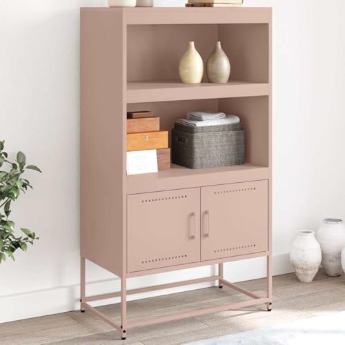 AJJHUUKI Home-Schränke & Aufbewahrung, Buffets & Sideboards, Highboard Pink, 68,5 x 38,5 x 123,5 cm, Stahl AJJHUUKI Home-Schränke & Aufbewahrung, Buffets & Sideboards, Highboard Pink, 68,5 x 38,5 x 123,5 cm, Stahl von AJJHUUKI