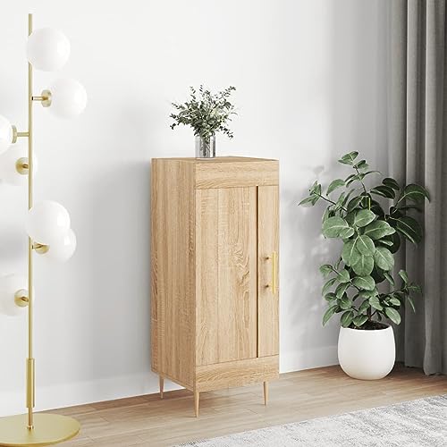 AJJHUUKI Home-Schränke & Aufbewahrung, Buffets & Sideboards, Sideboard Sonoma Eiche, 34,5 x 34 x 90 cm, Holzwerkstoff von AJJHUUKI
