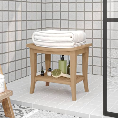 AJJHUUKI Home & Garden Artikel Badezimmer Beistelltisch 50x35x45cm Massivholz Teak AJJHUUKI Home & Garden Artikel Badezimmer Beistelltisch 50x35x45cm Massivholz Teak von AJJHUUKI