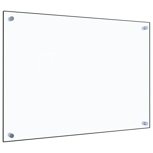 AJJHUUKI Küchen- und Esszimmer-Küchenwerkzeuge & Utensilien-Küchenrückwand, transparent, 70 x 50 cm, gehärtetes Glas von AJJHUUKI