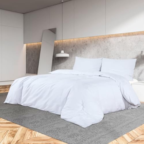 AJJHUUKI Linens & Bedding-Bedding-Duvet Covers-Duvet Cover Set White 140x200 cm Cotton von AJJHUUKI