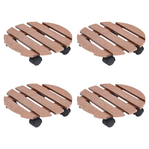 AJJHUUKI Rasen & Garten Gartenarbeit Pflanzenständer Pflanzenwagen 4 Stück braun 30x7,5cm WPC AJJHUUKI Rasen & Garten Gartenarbeit Pflanzenständer Pflanzenwagen 4 Stück braun 30x7,5cm WPC von AJJHUUKI