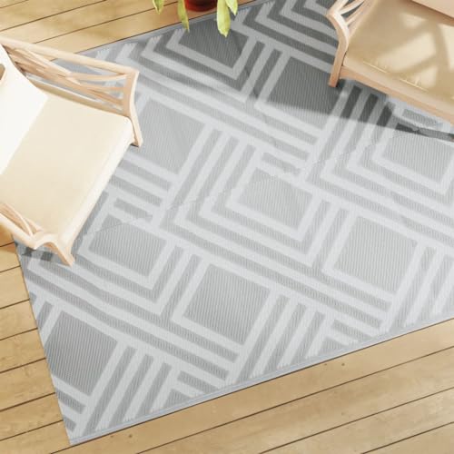 AJJHUUKI Rasen- und Garten-Outdoor-Teppich, Arakil, Grau, 160 x 230 cm, PP AJJHUUKI Rasen- und Garten-Outdoor-Teppich, Arakil, Grau, 160 x 230 cm, PP von AJJHUUKI