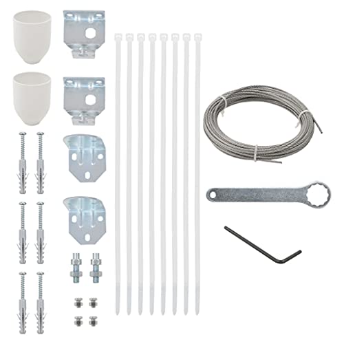 AJJHUUKI Rasen & Garten Outdoor Wohnen Fenster & Tür Markise Zubehör - 29-teiliges Balkon-Sichtschutz-Zubehör-Set AJJHUUKI Rasen & Garten Outdoor Wohnen Fenster & Tür Markise Zubehör - 29-teiliges Balkon-Sichtschutz-Zubehör-Set von AJJHUUKI