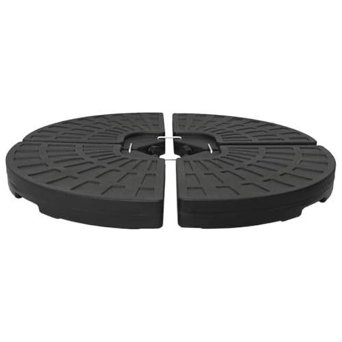 AJJHUUKI Schirmständer, Fächerform, 4 Stück, Schwarz von AJJHUUKI