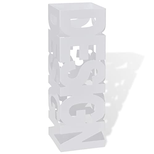 AJJHUUKI Schirmständer, quadratisch, 48,5 cm, Weiß von AJJHUUKI