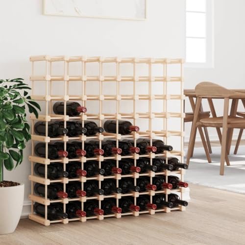 AJJHUUKI Schränke & Aufbewahrung Weinregale Weinregal für 72 Flaschen 90,5 x 23 x 90,5 cm Massivholz Kiefer AJJHUUKI Schränke & Aufbewahrung Weinregale Weinregal für 72 Flaschen 90,5 x 23 x 90,5 cm Massivholz Kiefer von AJJHUUKI