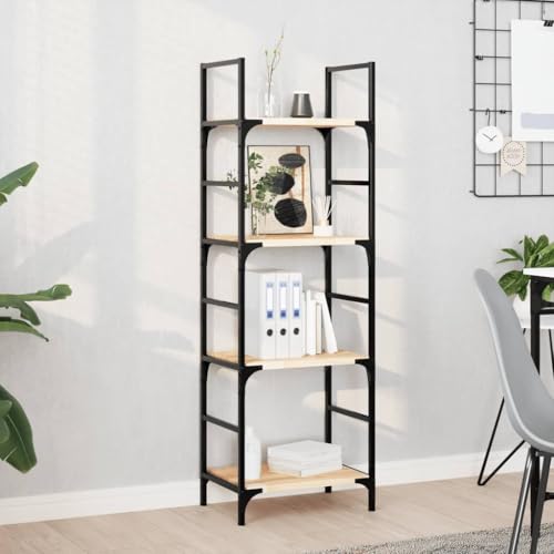 AJJHUUKI Schweberegale, 4 Stück, 60 x 30 x 2 cm, unbehandeltes Massivholz, Akazien-Möbel, Regal, Wandregale & -leisten von AJJHUUKI