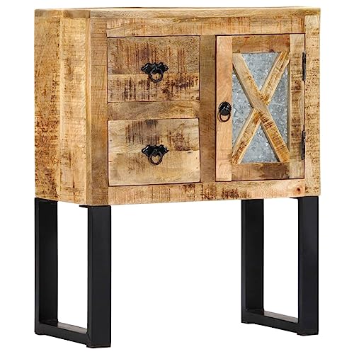 AJJHUUKI Sideboard 60 x 30 x 76 cm, massives Mangoholz, Möbel, Schränke & Aufbewahrung, Buffets & Sideboards von AJJHUUKI