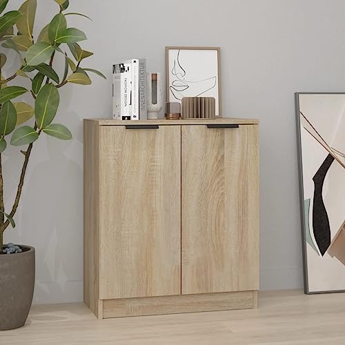 AJJHUUKI Sideboard Sonoma Eiche, 60 x 30 x 70 cm, Holz-Möbel, Schränke & Aufbewahrung, Buffets & Sideboards AJJHUUKI Sideboard Sonoma Eiche, 60 x 30 x 70 cm, Holz-Möbel, Schränke & Aufbewahrung, Buffets & Sideboards von AJJHUUKI