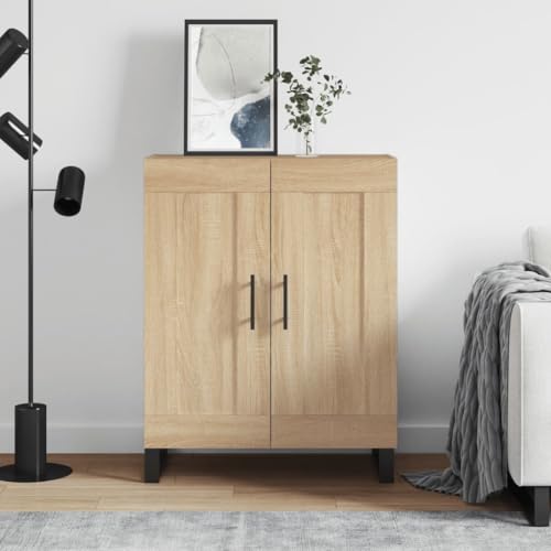 AJJHUUKI Sideboard Sonoma Eiche, 69,5 x 34 x 90 cm, Holz-Möbel, Schränke & Aufbewahrung, Buffets & Sideboards von AJJHUUKI