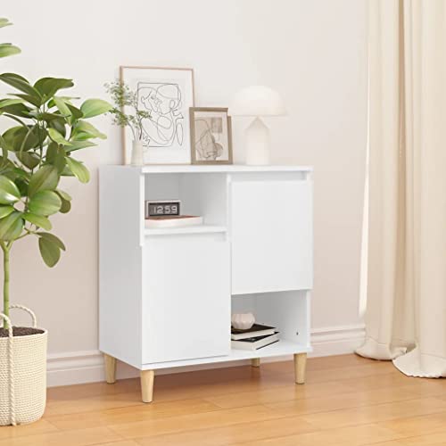 AJJHUUKI Sideboard Weiß 60 x 35 x 70 cm Holz-Möbel, Schränke & Aufbewahrung, Buffets & Sideboards von AJJHUUKI
