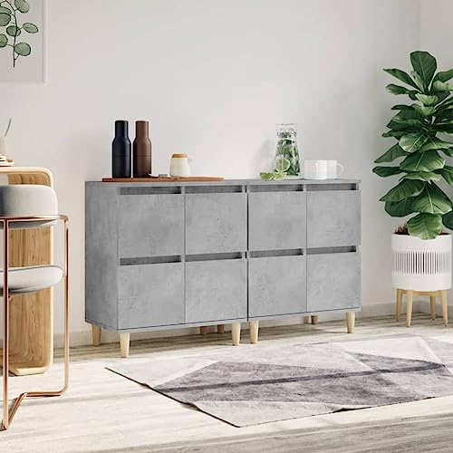 AJJHUUKI Sideboards, 2 Stück, Betongrau, 60 x 35 x 70 cm, Holz-Möbel, Schränke & Aufbewahrung, Buffets & Sideboards AJJHUUKI Sideboards, 2 Stück, Betongrau, 60 x 35 x 70 cm, Holz-Möbel, Schränke & Aufbewahrung, Buffets & Sideboards von AJJHUUKI