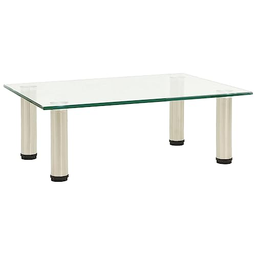 AJJHUUKI TV-Ständer, transparent, 40 x 35 x 17 cm, gehärtetes Glas, Möbel, Unterhaltungszentren und TV-Ständer AJJHUUKI TV-Ständer, transparent, 40 x 35 x 17 cm, gehärtetes Glas, Möbel, Unterhaltungszentren und TV-Ständer von AJJHUUKI