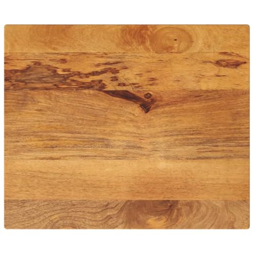 AJJHUUKI Tischplatte 60 x 50 x 2,5 cm, rechteckig, Massivholz, Mango-Möbel, Tischzubehör, Tischplatten von AJJHUUKI
