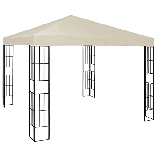Rasen & Garten - Outdoor Wohnen - Outdoor Strukturen - Vordächer & Pavillons - Pavillon 3x3m Creme von AJJHUUKI