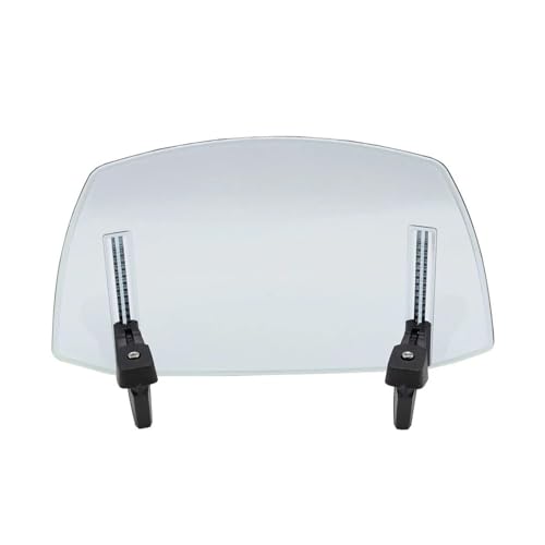 AJKSTDPV Windschutzscheibe Deflektor Windschild Für R1200GS F F650GS 800GS LC Motorrad Windschutzscheibe Verlängerung Universal Heighten Windschutzscheibe Deflektor Zubehör(Transparent Blue) von AJKSTDPV