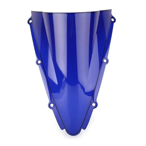AJKSTDPV Windschutzscheibe Deflektor Windschild Für YZF-R1 Für YZF R1 2000 2001 Motorrad ABS Windschutz Windschutz Deflektor Deckt Bildschirm Doppel Blase(Blue) von AJKSTDPV