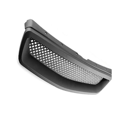 AJOHBM Nebel Lampe Grill Für Civic EK CX DX EX HX LX Type R 1999–2000 Mattschwarzer Kühlergrill Für Die Motorhaube von AJOHBM