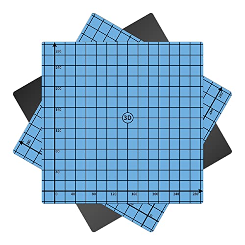 AJOYIB 3 Stück Flexibles Magnetisches Heizbett 3D-Drucker-Bauplatte Beheizte Bettabdeckung 310x310 mm Kompatibel mit CR-10 CR-10S 3D-Druckerteilen AJOYIB 3 Stück Flexibles Magnetisches Heizbett 3D-Drucker-Bauplatte Beheizte Bettabdeckung 310x310 mm Kompatibel mit CR-10 CR-10S 3D-Druckerteilen von AJOYIB