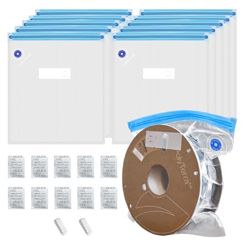 AJOYIB 3D Drucker Filament Lagerung Kit 10pcs Vakuum Lagerung Abdichtung Beutel mit Trockenmittel Feuchtigkeit Beweis Filament trocken 30 * 34cm AJOYIB 3D Drucker Filament Lagerung Kit 10pcs Vakuum Lagerung Abdichtung Beutel mit Trockenmittel Feuchtigkeit Beweis Filament trocken 30 * 34cm von AJOYIB