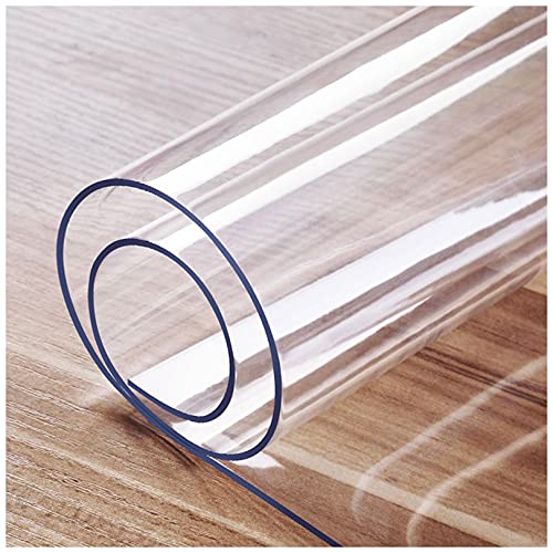 AJSJ Klare Tischdecke Protector, Anti-Hot Tischmatte Transparente Tischdecken Für Bürocomputer Schreibtisch Sofa Tisch Esstisch - Vinyl PVC Rechteck Tischdecke Protector 1mm-30x120cm von AJSJ