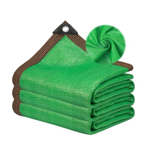 AJTXCSFOQL Schattiernetz Garten Pflanzen Sonnenschutz Netz Schattierungsnetz mit Ösen 85% Schatten UVbeständiges Netz für Gewächshaus Terrasse Pflanzen HüHnerstall(7 x 8m) von AJTXCSFOQL
