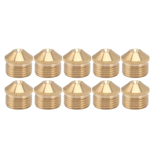 10pcs Messing -Misting -Düsen Nebel Sprinkler Kopf für die Werksstelle Kohlemine Garten Rasenkühlsystem (G1/2 Zoll) von AJUNJIIL