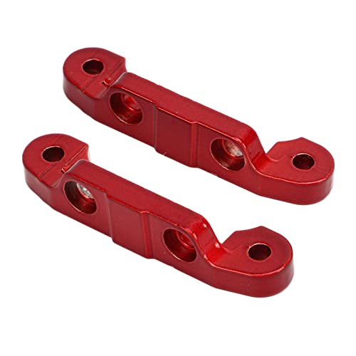 2pcs RC Front- und Hinterarmcode 37,5 mm Zinklegierung für SCY 16101 16102 16103 16201 1/16 RC Car (Rot) von AJUNJIIL