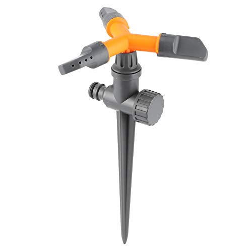 360 Grad Automatische rotierende Rasensprinkler einstellbar DREI Arm Sprinkler Gartenwässerungssystem für Bewässerung Garten Drehende Rasenwässerung 360 Grad Automatische rotierende Rasensprinkler einstellbar DREI Arm Sprinkler Gartenwässerungssystem für Bewässerung Garten Drehende Rasenwässerung von AJUNJIIL