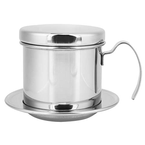 AJUNJIIL Drip Coffee Filter Topf für Hhouehold Edelstahlbrauen Utensilien, 304 Lebensmittelqualität, permanent wiederverwendbar, einfach sauberes Design AJUNJIIL Drip Coffee Filter Topf für Hhouehold Edelstahlbrauen Utensilien, 304 Lebensmittelqualität, permanent wiederverwendbar, einfach sauberes Design von AJUNJIIL