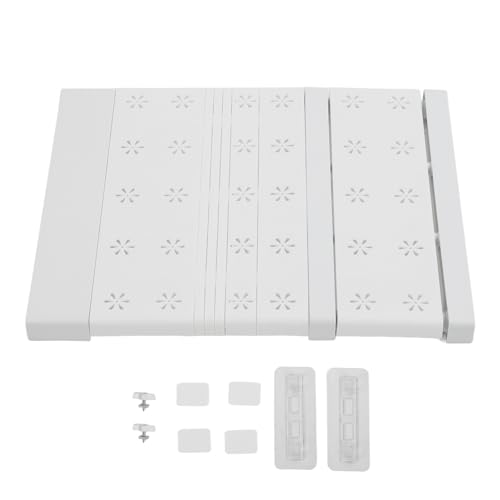 AJUNJIIL Erweiterbare Schrankregale Einstellbare Länge Platz sparen Einziehbares Dividerregal -Lagerschrank Schrank Schrank Badezimmer Schlafzimmer (31-42 cm/12,2-16,5 Zoll Länge) von AJUNJIIL