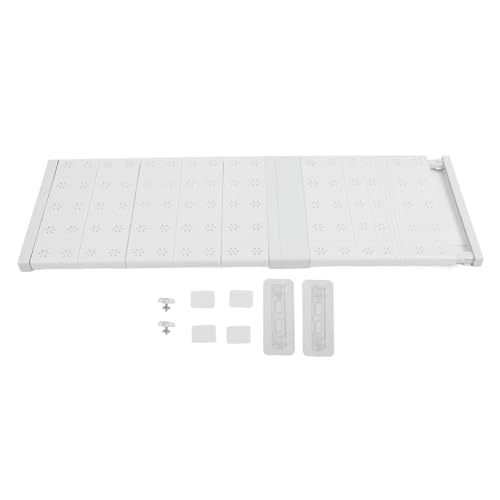 AJUNJIIL Erweiterbare Schrankregale Einstellbare Länge Platz sparen Einziehbares Dividerregal -Lagerschrank Schrank Schrank Badezimmer Schlafzimmer (71-92 cm/28.0-36,2 Zoll Länge) von AJUNJIIL