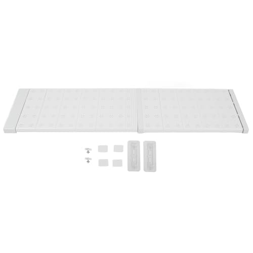 AJUNJIIL Erweiterbare Schrankregale Einstellbare Länge Platz sparen Einziehbares Dividerregal -Lagerschrank Schrank Schrank Badezimmer Schlafzimmer (91-122 cm/35.8-48,0 Zoll Länge) von AJUNJIIL