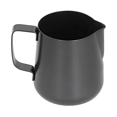 AJUNJIIL Für Edelstahl, für Froding Cup, Dick, Kaffee kunst, Milch schäumen, mit spitzen Ausguss (350 ml) von AJUNJIIL